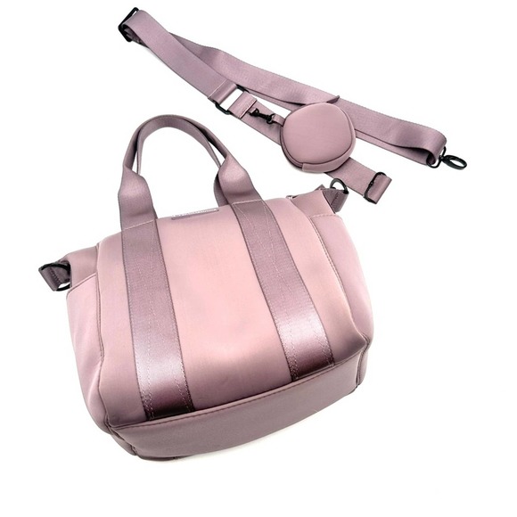 NWOT - MYTAGALONGS MINI COMMUTER NEOPRENE TOTE BAG - EVERLEIGH DUSTY LILAC - Picture 13 of 14